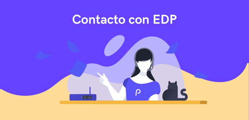 Contacto con EDP: teléfono y online