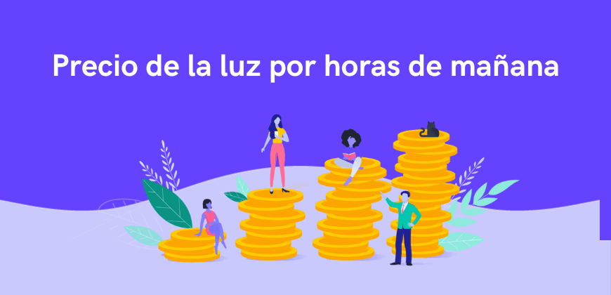 Precio de la luz por horas de mañana